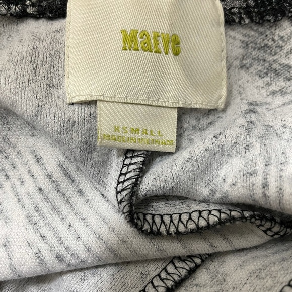 Maeve abstract pattern black white dress Size X-Small - Picture 6 of 9